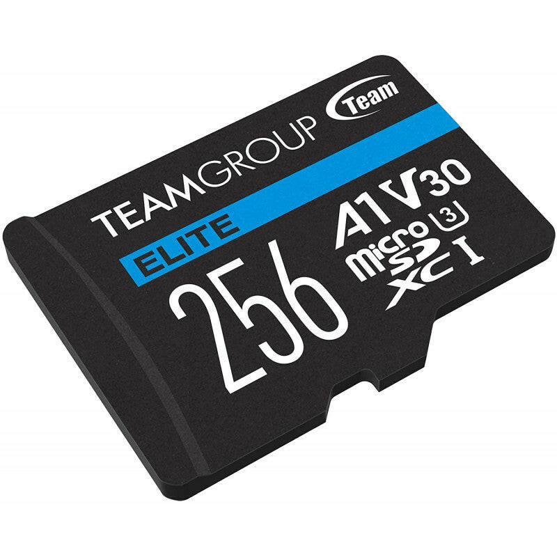 Carte mémoire TeamGroup Elite Micro SDXC UHS-I A1 V30 / 256 Go