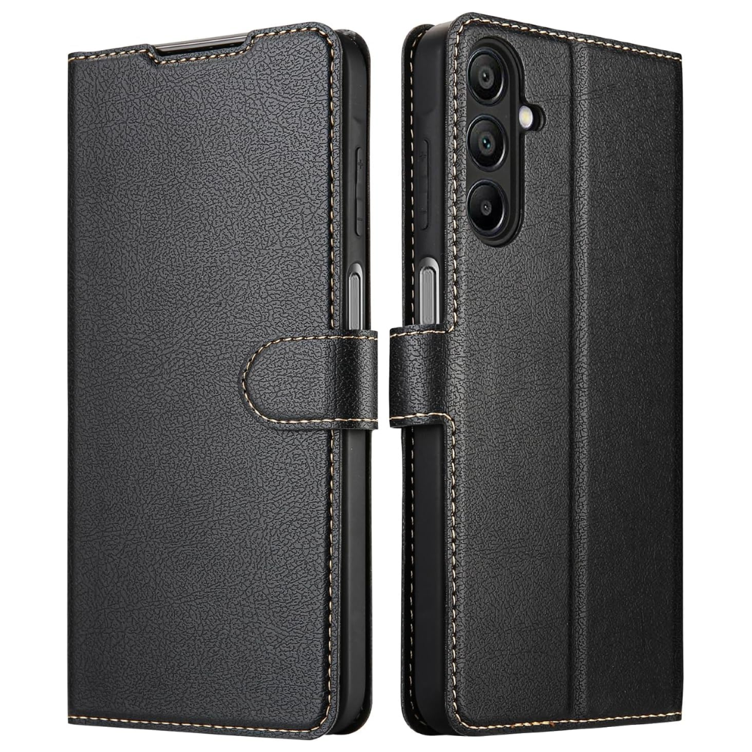Flip cover cuir pour Samsung Galaxy A34 - Noir