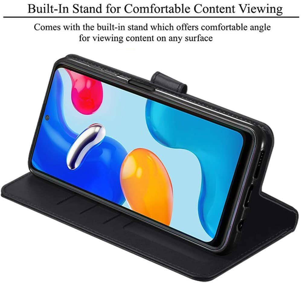 Flip cover cuir pour Infinix Hot 12i - Noir