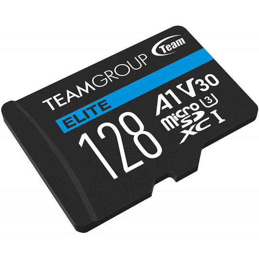 Carte mémoire TeamGroup Elite Micro SDXC UHS-I A1 V30 / 128 Go