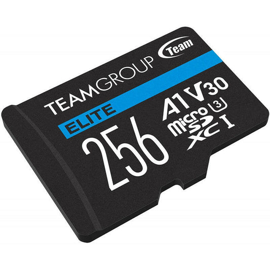 Carte mémoire TeamGroup Elite Micro SDXC UHS-I A1 V30 / 256 Go