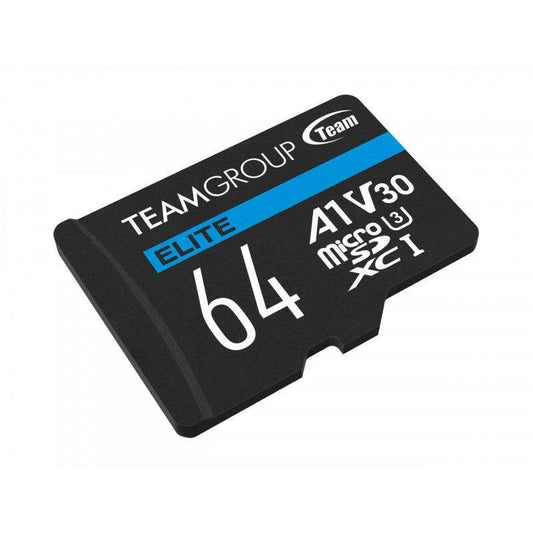 Carte mémoire TeamGroup Elite Micro SDXC UHS-I A1 V30 / 64 Go