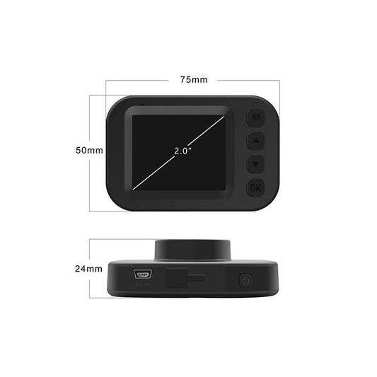 Enregistreur DashCam avec Caméra embarquée 5MP pour Voiture Everest EVERCAR G20