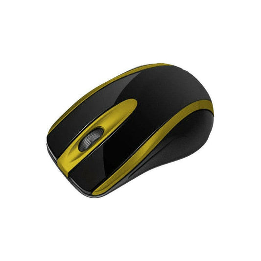 Souris Optique USB Macro M555 / Noir & Jaune